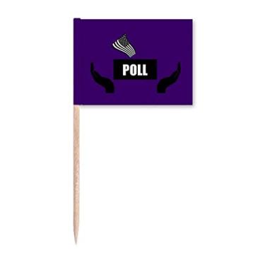 Imagem de Marcadores de palito de dente Your Hands Lies Decision Vote Decoração de festa