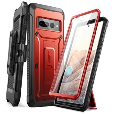 Imagem de SUPCASE Capa Unicorn Beetle Pro Series para Google Pixel 7 Pro (versão 2022), capa coldre robusta de corpo inteiro com protetor de tela integrado (Ruddy)