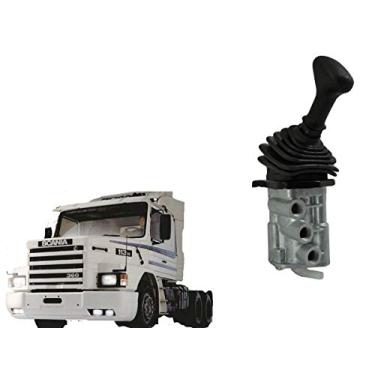 Imagem de MANECO VALVULA FREIO MAO PARA SCANIA 113 143 3 SAIDAS 14MM