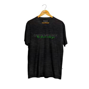 Imagem de Camiseta Eco Green Is The New Black Preta Masculina - Use Bora