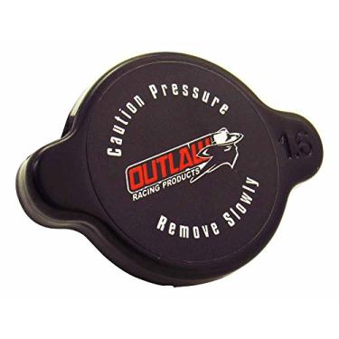 Imagem de Outlaw Racing — Tampa de radiador de alta pressão para motocicleta Dirtbike Atv Utv 1,6 – Levante o ponto de fervura em 25 graus – Reduza a fervura do refrigerante – Adequado para bicicletas de 2 tempos e 4 tempos – Excede touca OEM – Elegante