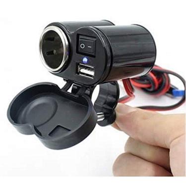 Imagem de Adaptador Veicular e Tomada USB para Motos