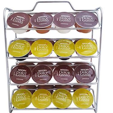 Imagem de Suporte Aramado Cromado Porta 32 Cápsulas Dolce Gusto Café, Nacional, Hora do Café