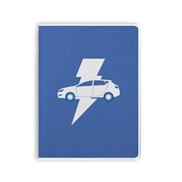 Imagem de Agenda de capa macia para notebook com estampa ambiental de veículos energéticos