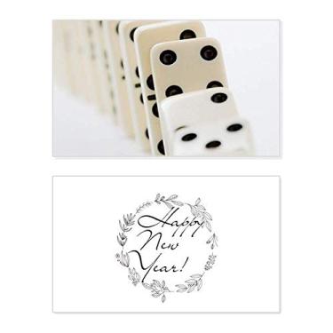Imagem de Gambling Pai Gow Dominó Foto Ano Novo Festival Cartão de felicitações Mensagem Presente