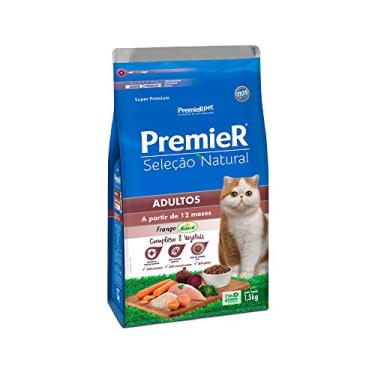 Imagem de Ração Premier Seleção Natural para Gatos Adultos - 1,5kg Premier Pet Adulto