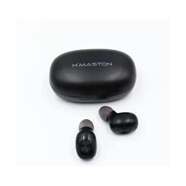 Imagem de Fone De Ouvido Preto, Bluetooth, H'maston Original, Modelo LY-112 Pro - Com Base Carregadora