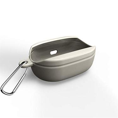 Imagem de Capa protetora para fone de ouvido Alician com anel para Xiaomi Mi Redmi Airdots Capa de silicone juvenil no Xiomi Mi Air Dots cinza juvenil