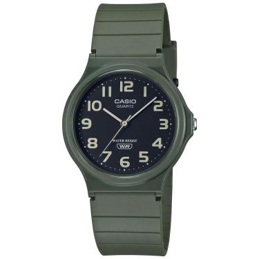 Imagem de Relógio CASIO verde analógico unissex MQ-24UC-3BDF