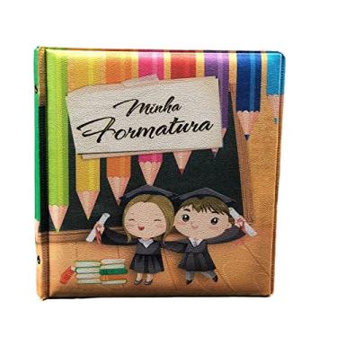 Imagem de Álbum Capa Formatura Infantil Beca 40 Fotos 15x21