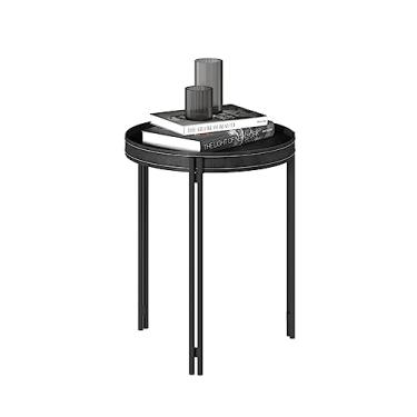 Imagem de Mesa de Canto Redonda Stafford Preto Tx