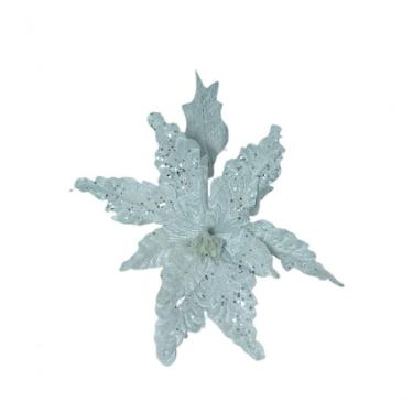 Imagem de Poinsetia Branca 50cm Fl1941
