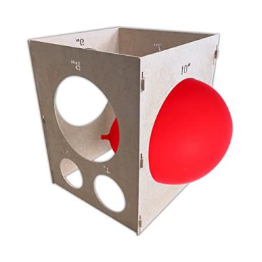 Imagem de Medidor De Balões, Bexigas, Bolas Balão Mdf Medidas 3 A 10