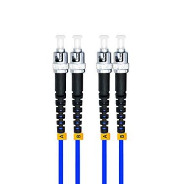 Imagem de Jeirdus 5 M ST para ST Cabo de Fibra Óptica Duplex 9/125 SM Cabo de Fibra Óptica Singlemode 5 metros ST-ST