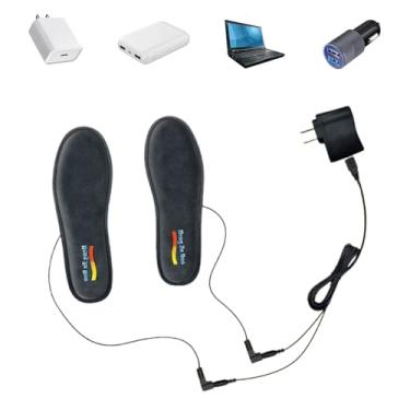 Imagem de Palmilhas aquecidas USB | Sapatos elétricos inserções quentes | Solas internas de sapatos com distribuição uniforme de calor para corrida, caminhada, caminhada e trabalho Xiaofeigun