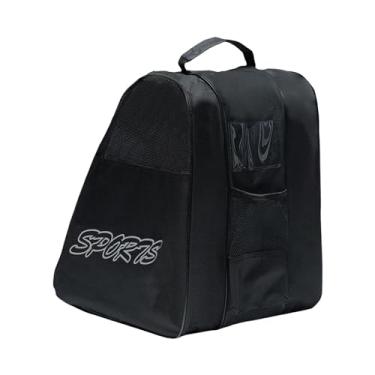 Imagem de YIJU Saco de patinação de rolo sapatos de patinação saco de transporte durável adultos crianças bolsa respirável bolsa de patinação no gelo para patins