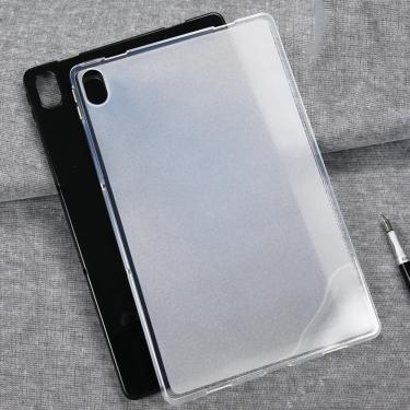 Imagem de Silicone macio Case para Motorola Moto Tab G70  Tampa protetora traseira do tablet  Shel protetor