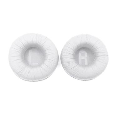 Imagem de Espumas Almofadas Compatíveis com JBL T500BT T450BT Tune 500BT 600BTNC S400 S400bt S300 e40 e40bt e30 EarPads (Branco)
