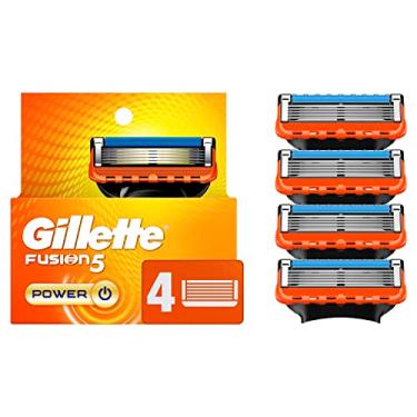 Imagem de Gillette Refis de lâmina de barbear masculina Fusion5, 4 unidades