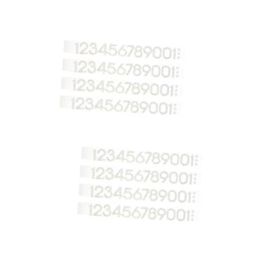 Imagem de Tofficu 80 Peças Adesivos Digitais Ferro Em Remendos Ferro Em Apliques Número De Diamante Apliques DIY Número De Transferência Quente Costurar Lantejoulas Apliques Carta Adesivo Roupas