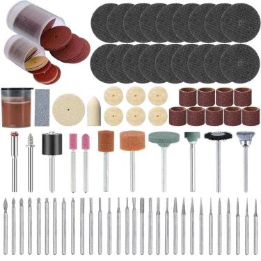 Imagem de Kit 150 Acessórios Para Micro Mini Retífica Padrão Dremel