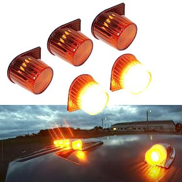 Imagem de Tonsya Para Dodge D100 1974-93 150 250 350 W250 Marcador de Cabine Marcador de Telhado Corrida Top Clearance Light Lente Âmbar