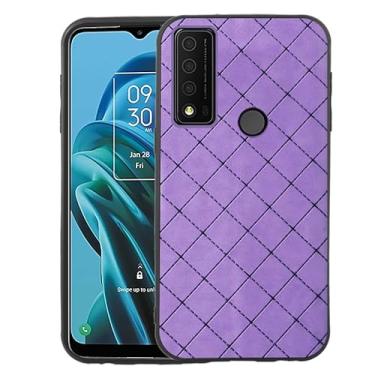 Imagem de Furiet Compatível com TCL 30XE/30V/4X/20AX/20A/20R/Bremen 5G Capa robusta fina antiderrapante de borracha TPU para celular TLC T601DL 30 XE XE5G V 20 AX R A 6,67 mulheres homens roxo