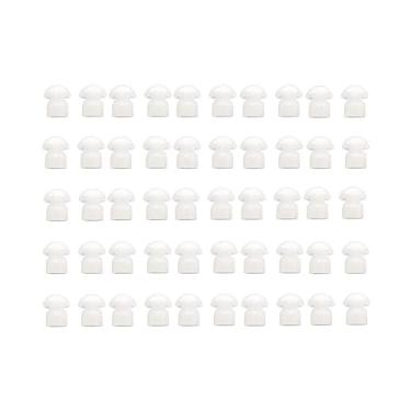 Imagem de Sarcia Fones de ouvido para substituição de fone de ouvido de cogumelo de borracha de silicone compatível com Motorola Kenwood Baofeng Icom Yaesu HYT Midland Cobra Walkie Talkie Rádio bidirecional
