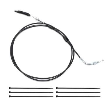 Imagem de Saihisday Cabo de acelerador Go Kart de 202 cm com braçadeiras de substituição para Hammerhead Kazuma Roketa Sunl JCL Go Kart 150CC 250CC Carter Talon 150cc Twister SS250 American Sportworks Buggy ATV