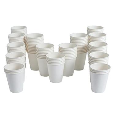Imagem de Maytree Copos de papel compostáveis e biodegradáveis, 236 ml para água quente, suporte de chá, copo de café para ir e frio, pacote com 250