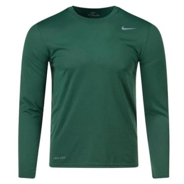 Imagem de Nike Camiseta atlética de manga comprida Boys Legend, Verde (Gorge Green), GG