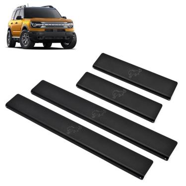 Imagem de Soleira aluminio preta black  brasikar bronco 2022