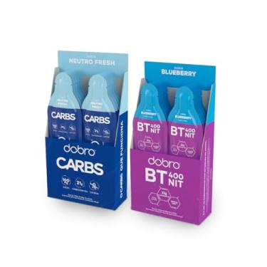 Imagem de Combo Dobro Carbs Gel + BT Nitrato Gel (Carbs Neutro Fresh + Blueberry)