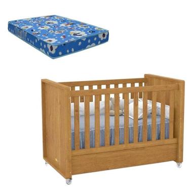 Imagem de Berço Americano Tutto New Freijó Com Colchão Ortobom - Matic