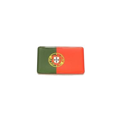 Imagem de Adesivo resinado da bandeira de Portugal 5x3 cm