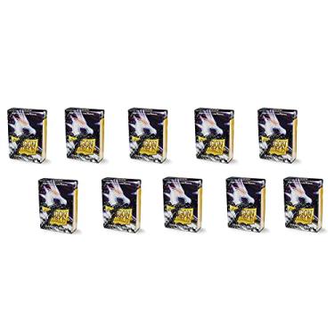 Imagem de 10 Packs Dragon Shield Classic Mini Japanese Clear 60 ct Card Sleeves Display Case