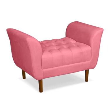Imagem de Recamier Para Sala, Quarto e Recepção Oslo 90cm Suede Rosê - Loja Monte Belo