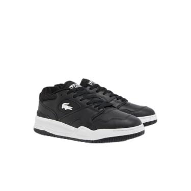 Imagem de Lacoste Tênis masculino Lineshot, Preto/branco, 43