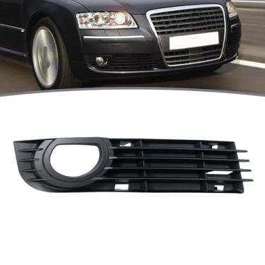 Imagem de JESYMBX Grade de cobertura de farol de neblina para Audi A8 Quattro 2006-2008 4E0807682AD Direita