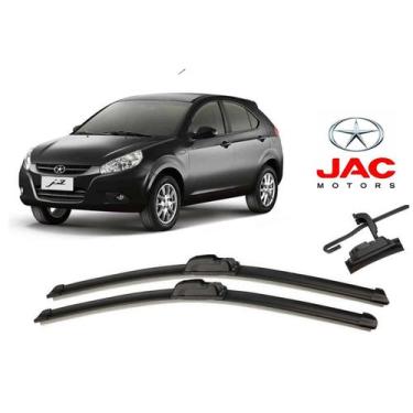 Imagem de Par De Palhetas Limpador De Parabrisa Dianteiro Jac Motors J3 2010 201