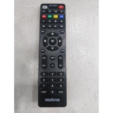 Imagem de Controle remoto compatível com conversor digital intelbras + pilhas - 