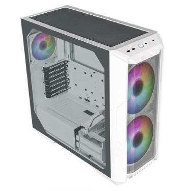 Imagem de Gabinete Gamer Cooler Master HAF 500 Mid Tower ATX White