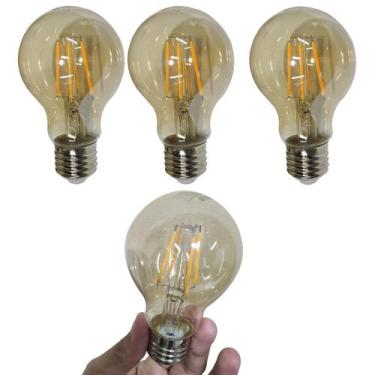 Imagem de Lampada Led 30W Multifilamento Kit 4 Uni Decoraçao Iluminaçao Retro Vi