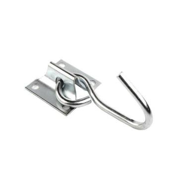 Imagem de Gancho/Armador de Rede Pratik Zincado para Chumbar Embalagem c/ 12 uni