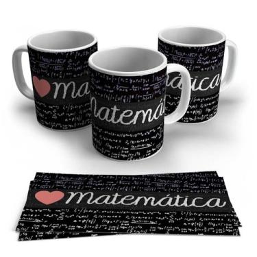 Imagem de Canecas de Porcelana Branca Personalizadas Profissões Matematica - Est