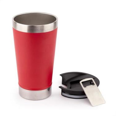 Imagem de Copo Térmico Tampa E Abridor Parede Dupla Inox a Vácuo 510ml - MORI, V