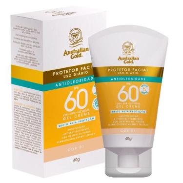 Imagem de Australian Gold Protetor Solar Facial Antioleosidade FPS60 Cor 01 - 40