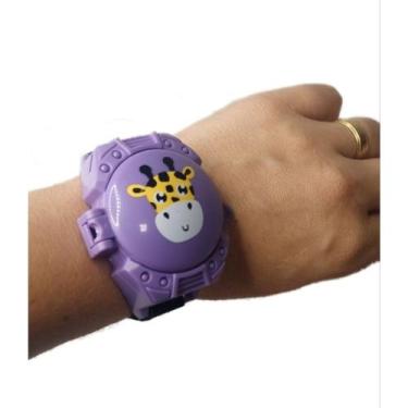 Imagem de Pulseira Lança Discos Mundo Animal Relógio lançador Infantil Brinquedo