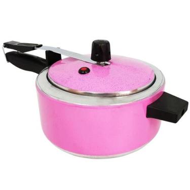 Imagem de Panela de Pressão ASJ 3 Litros Polida Rosa