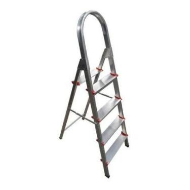 Imagem de Escada Alumínio 4 Degraus Domestica Para 120kg-star/real